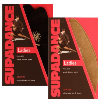 Supadance: аксессуары   [Запасные подошвы для женских туфель] Чёрн./беж
