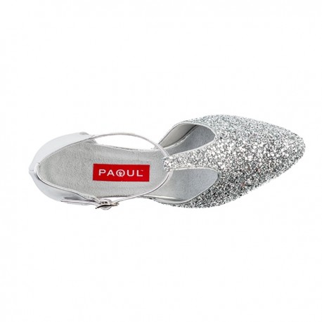 Paoul: женские стандарт каблук 35  [QUICK] (Silver kid) р.34-41 вкл.1/2