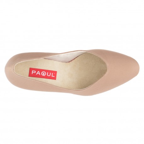 Paoul: женские стандарт каблук 60-70  [JUTE] (Galaxy cloth, transparent vinyl) р.34-41 вкл.1/2