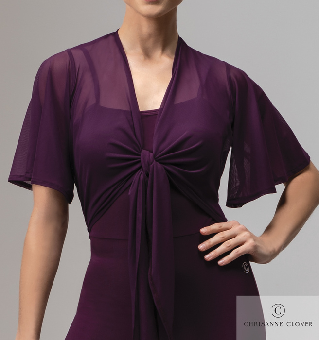 CHRISANNE: женская танцевальная одежда платье для стандарта  [SIENNA] (PlUM) р. XS,S,M,L