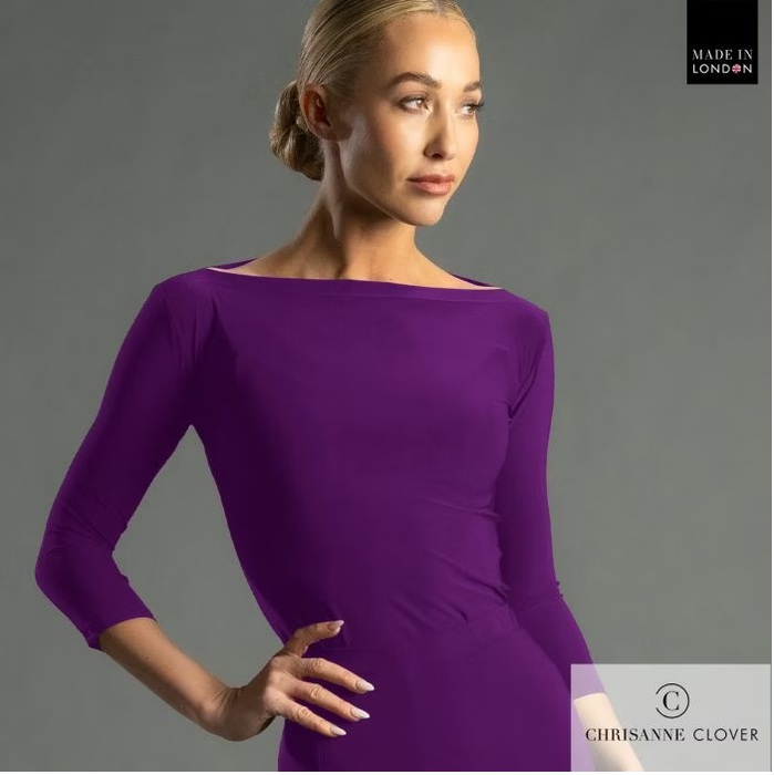 CHRISANNE: женская танцевальная одежда топ  [ETERNITY 25] (Hot Magenta) р.XS, S, M, L, XL