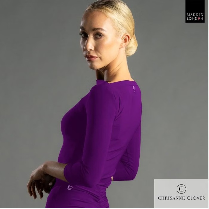 CHRISANNE: женская танцевальная одежда топ  [ETERNITY 25] (Hot Magenta) р.XS, S, M, L, XL
