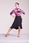 CHRISANNE: женская танцевальная одежда топ  [ADDITION] (Floral) р.S, M, L
