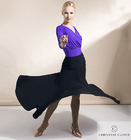 CHRISANNE: женская танцевальная одежда топ  [SUPREMACY] (Purple Rain) р.S, M, L