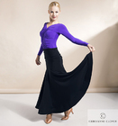 CHRISANNE: женская танцевальная одежда  топ  [LIBERTY] (Purple Rain) р.S, M, L