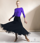 CHRISANNE: женская танцевальная одежда топ  [ETERNITY] (Purple Rain) р. S, M, L