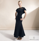 CHRISANNE: женская танцевальная одежда юбка для стандарта  [EMPRESS] (Чёрн.) р. XS, S, M, L