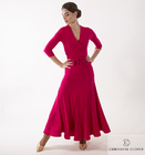 CHRISANNE: женская танцевальная одежда топ  [HEAVENLY] (CHERRY RED) р.S, M, L