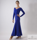 CHRISANNE: женская танцевальная одежда топ  [LIBERTY] (Blueberry) р.S, M, L