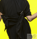 CHRISANNE: женская танцевальная одежда пояс  [LAUREN] (Чёрн.) р.S/M, M/L