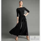 CHRISANNE: женская танцевальная одежда комбинезон  [ANYA] (Чёрный) р.XS,S, M, L