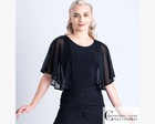 CHRISANNE: женская танцевальная одежда топ  [GALAXY] (Чёрный) р.XS,S, M, L, XL