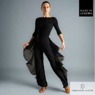 CHRISANNE: женская танцевальная одежда брюки  [PAYTON] (Чёрн.) р.XS,S,M,L,XL