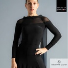 CHRISANNE: женская танцевальная одежда топ  [DARCY] (Чёрн.) р.XS,S,M,L,XL