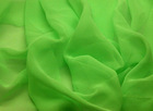 CHRISANNE: ткани   [Жоржет] (Fluorescent Green) 112 см