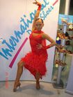 678 женское платье для бальных танцев латина Танцевальный костюм